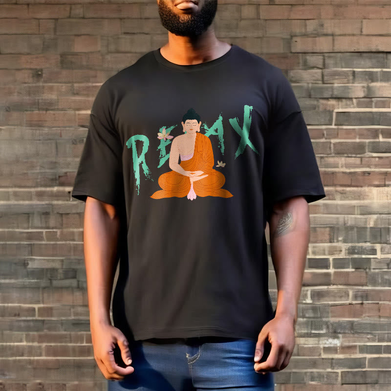 Buddha Stones RELAX Lotus Buddha Tee T-shirt - image 2