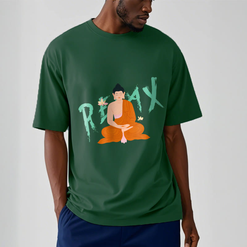 Buddha Stones RELAX Lotus Buddha Tee T-shirt - image 10
