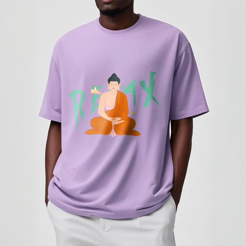Buddha Stones RELAX Lotus Buddha Tee T-shirt - image 16