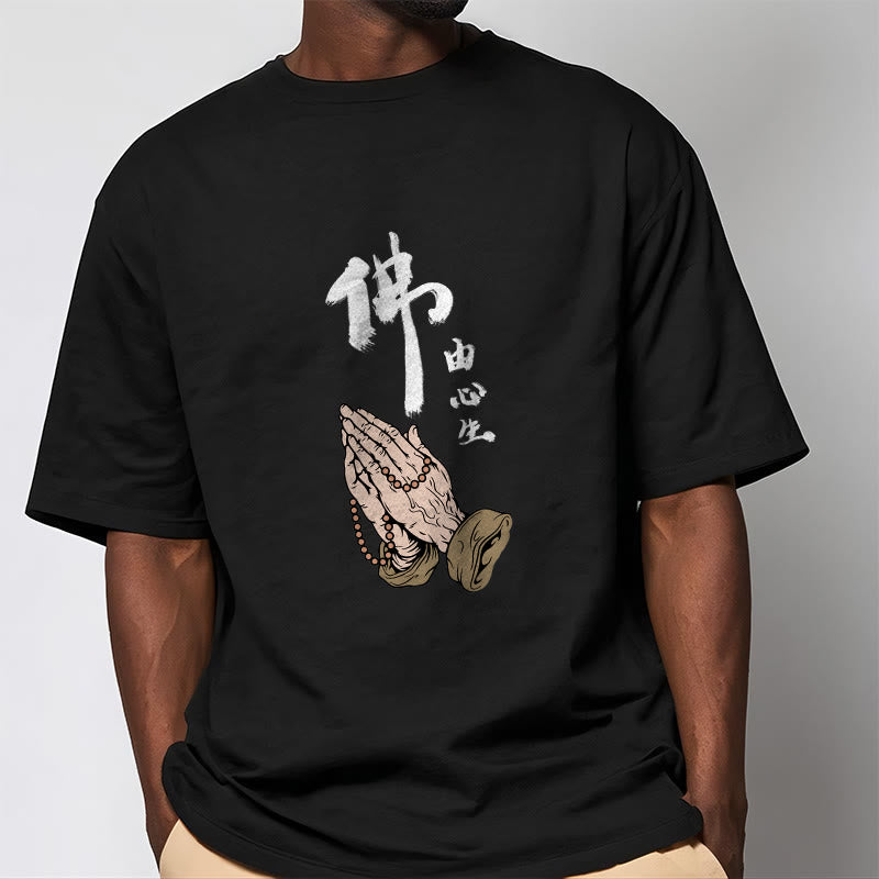Buddha Stones Praying Tee T-shirt - image 5