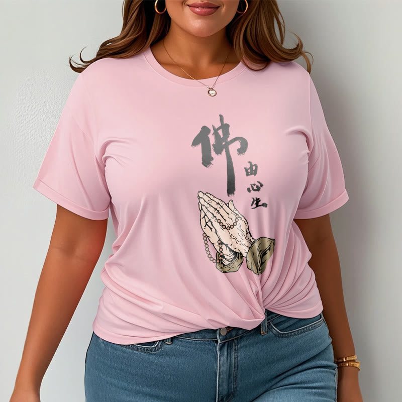 Buddha Stones Praying Tee T-shirt - image 13