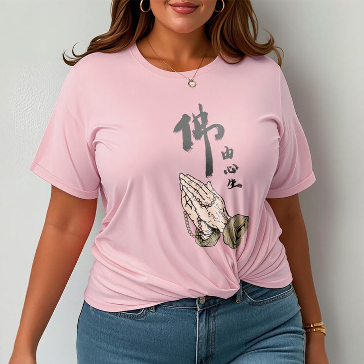 Buddha Stones Praying Tee T-shirt - image 13