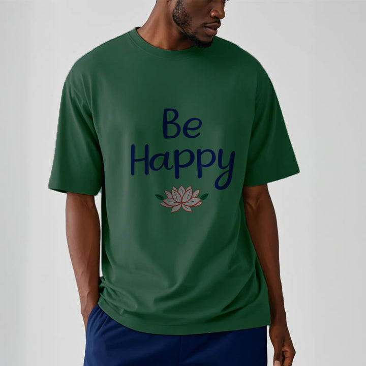 Buddha Stones Be Happy Lotus Tee T-shirt - image 10