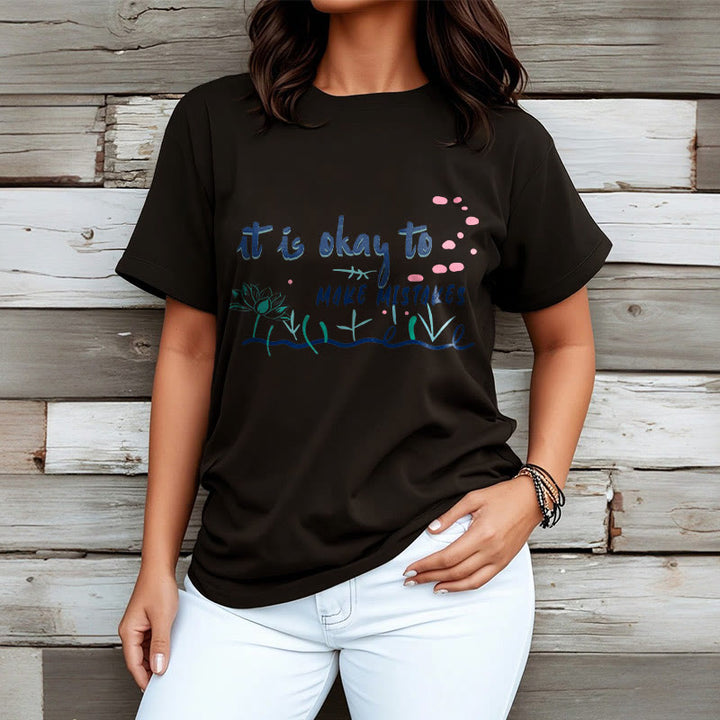 Buddha Stones It Is Okay To Make Mistakes Tee T-shirt - image 7