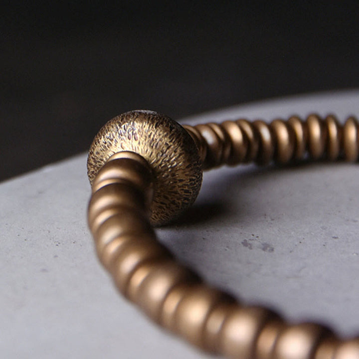Buddha Stones Balance Copper Luck Brass Bracelet - image 8