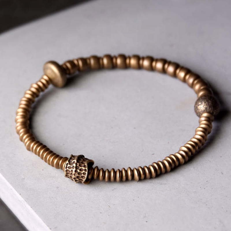 Buddha Stones Balance Copper Luck Brass Bracelet - image 1