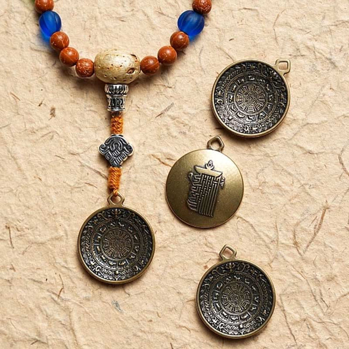 Buddha Stones Tibet Bodhi Seed 108 Mala Beads Wisdom Peace Bracelet Necklace - image 15