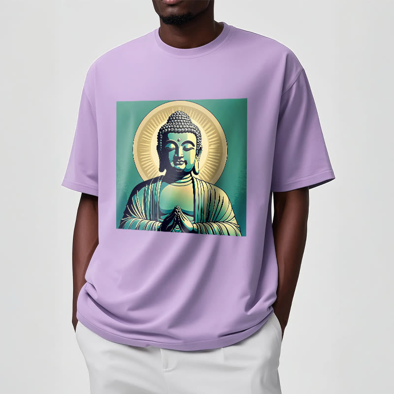 Buddha Stones Aura Green Buddha Tee T-shirt - image 16