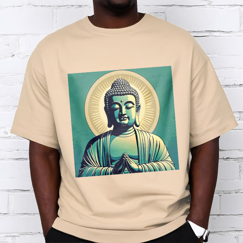 Buddha Stones Aura Green Buddha Tee T-shirt - image 10