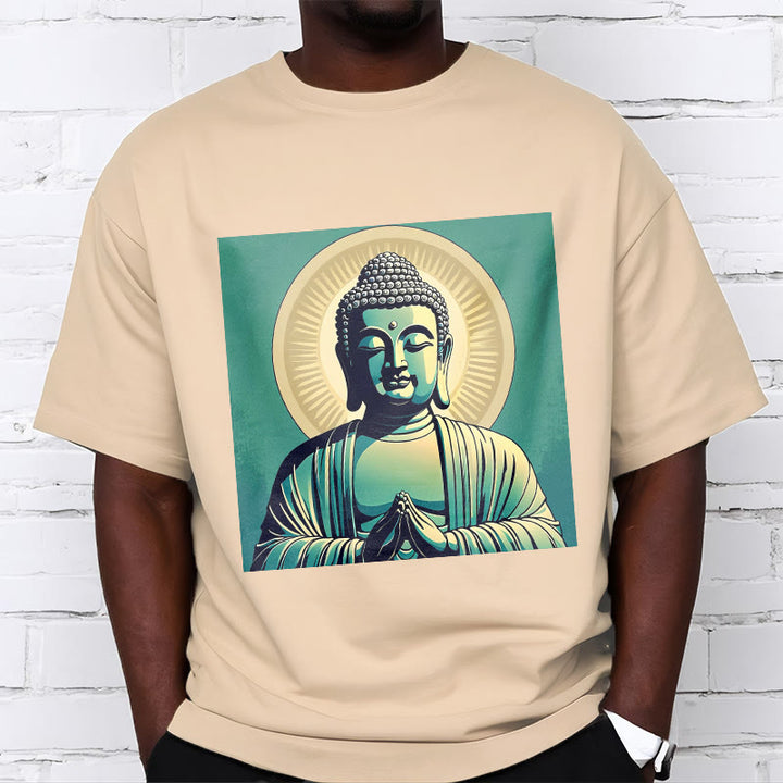 Buddha Stones Aura Green Buddha Tee T-shirt - image 10