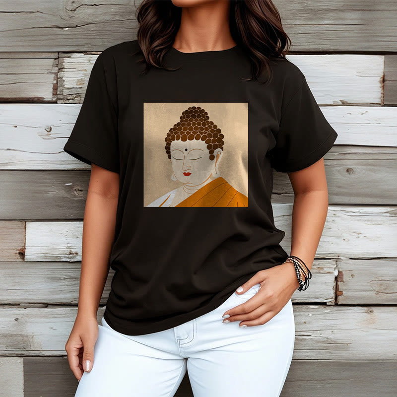 Buddha Stones Close Eyes And Relax Buddha Tee T-shirt - image 6