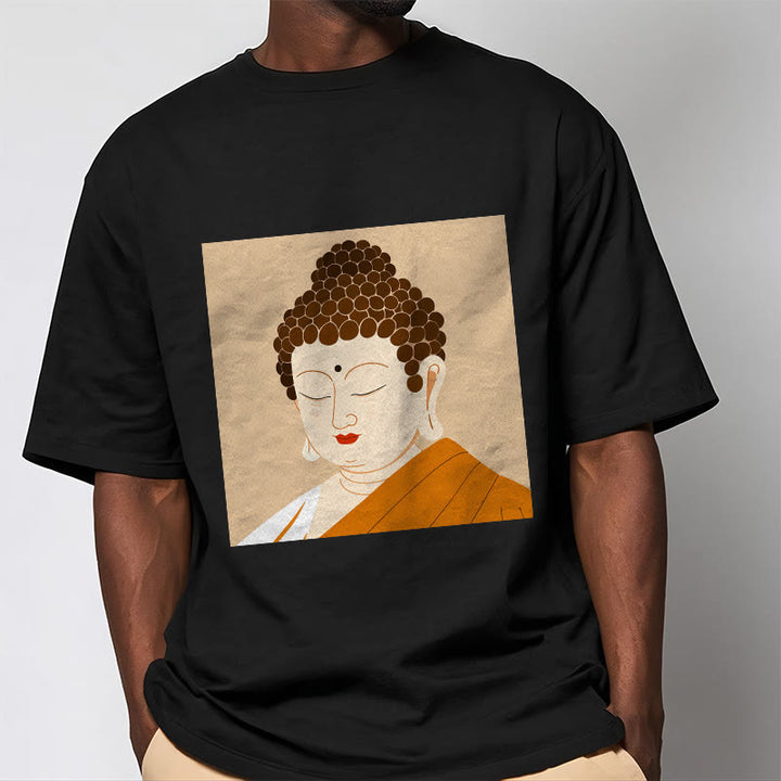 Buddha Stones Close Eyes And Relax Buddha Tee T-shirt - image 4