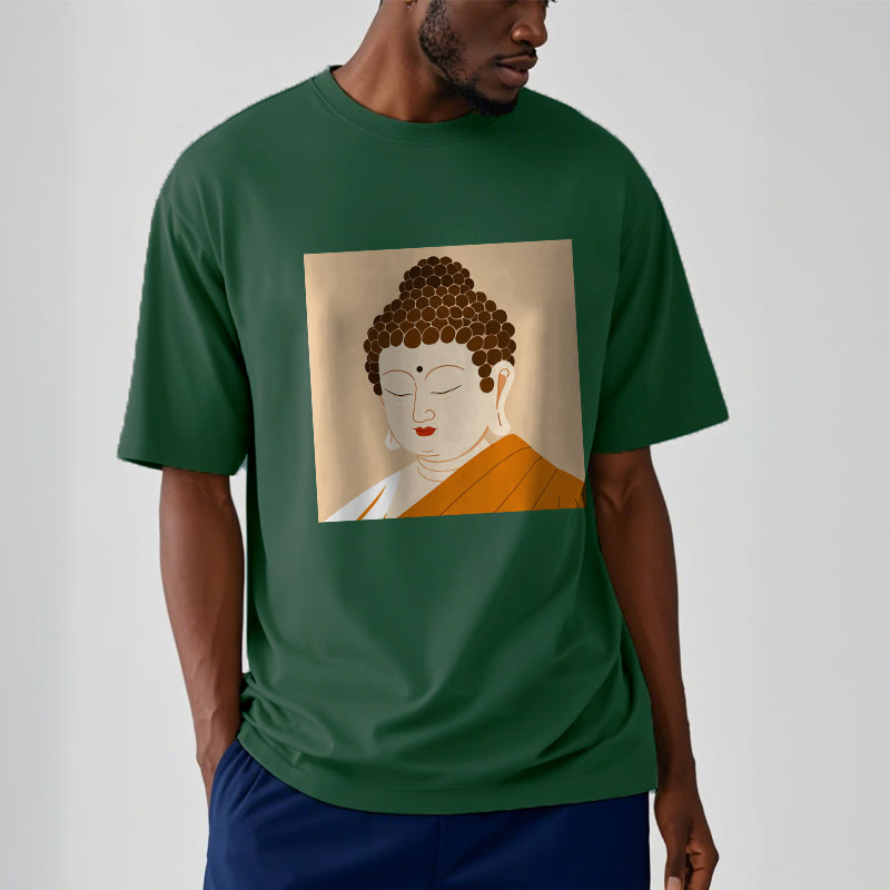 Buddha Stones Close Eyes And Relax Buddha Tee T-shirt - image 10