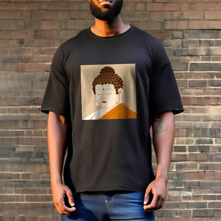 Buddha Stones Close Eyes And Relax Buddha Tee T-shirt - image 5