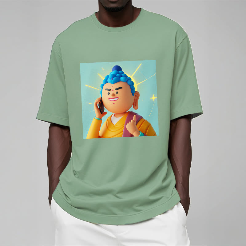 Buddha Stones Funny Cartoon Buddha Tee T-shirt - image 11