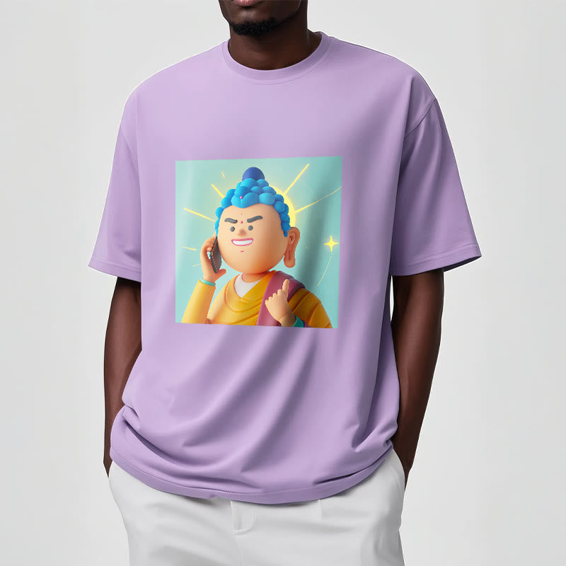 Buddha Stones Funny Cartoon Buddha Tee T-shirt - image 15
