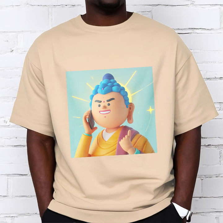 Buddha Stones Funny Cartoon Buddha Tee T-shirt - image 13