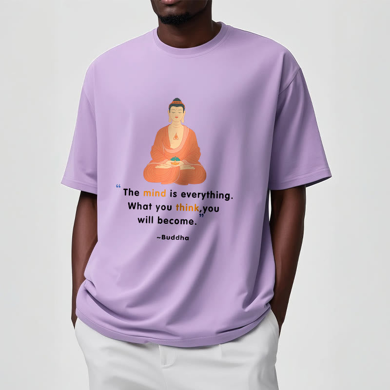 Buddha Stones The Mind Is Everything Meditation Buddha Tee T-shirt - image 13
