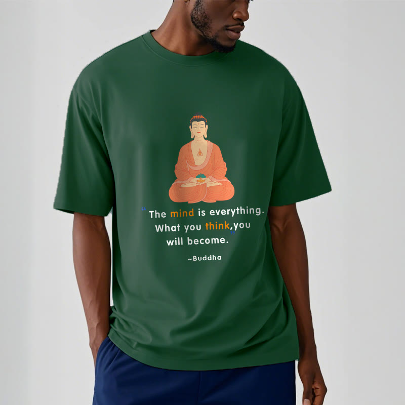 Buddha Stones The Mind Is Everything Meditation Buddha Tee T-shirt - image 11