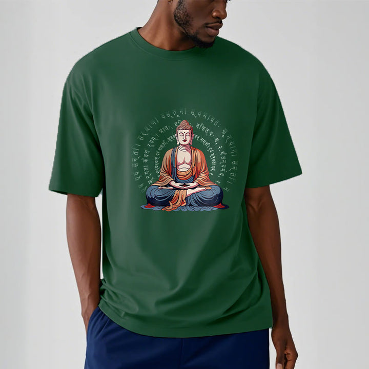 Buddha Stones Sanskrit Heart Sutra Form Is No Other Than Emptiness Tee T-shirt - image 11