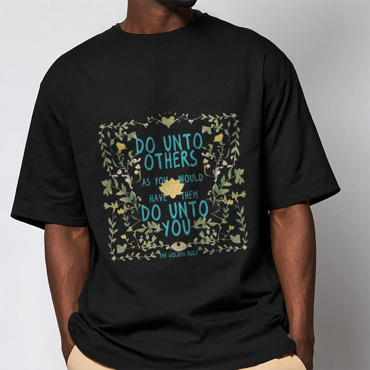 Buddha Stones The Golden Rule Lotus Tee T-shirt - image 6