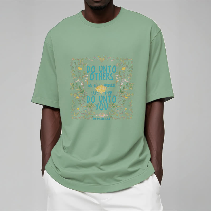 Buddha Stones The Golden Rule Lotus Tee T-shirt - image 1