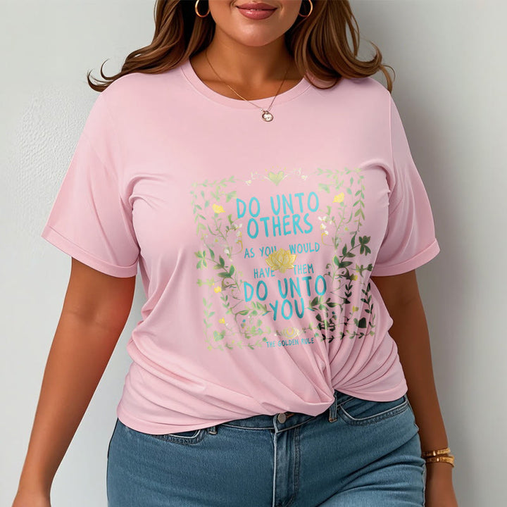 Buddha Stones The Golden Rule Lotus Tee T-shirt - image 14