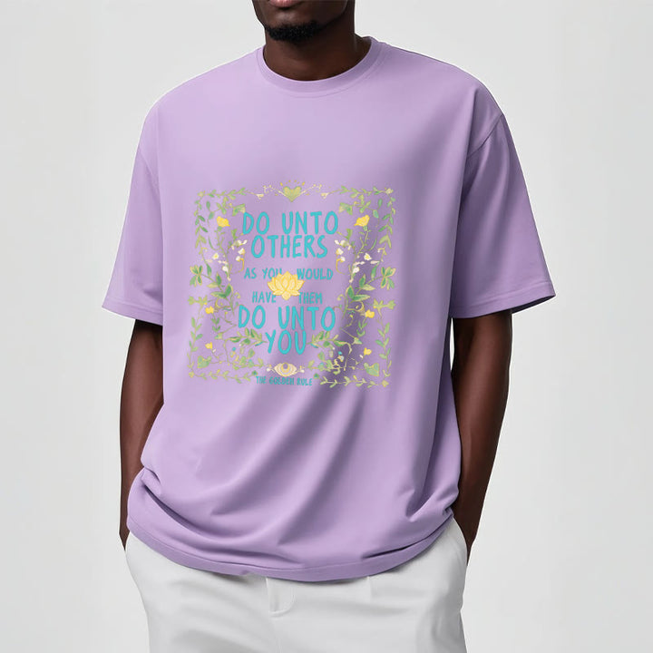 Buddha Stones The Golden Rule Lotus Tee T-shirt - image 16