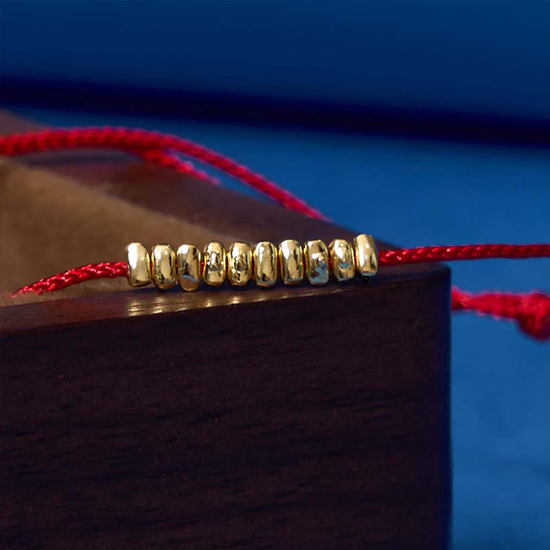 Buddha Stones Handmade 925 Sterling Silver Small Pieces Protection Braided Ultra-Thin Rope Bracelet - image 3