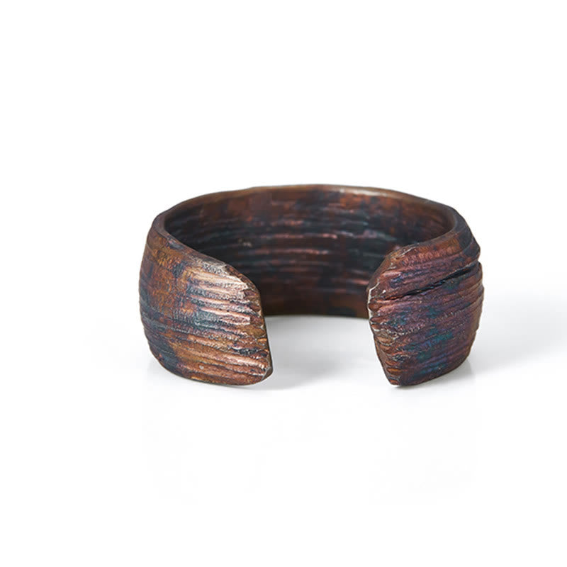 Buddha Stones Retro 999 Sterling Silver Copper Adjustable Protection Ring - image 8