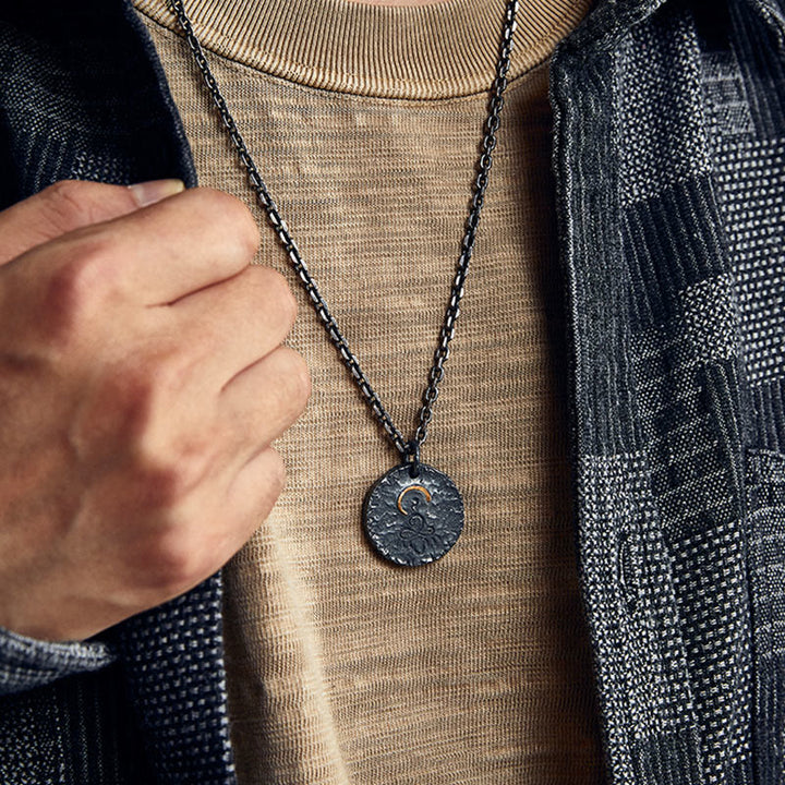 Buddha Stones 999 Sterling Silver 999 Gold 925 Sterling Silver Buddha Statue Lotus Necklace Pendant - image 4