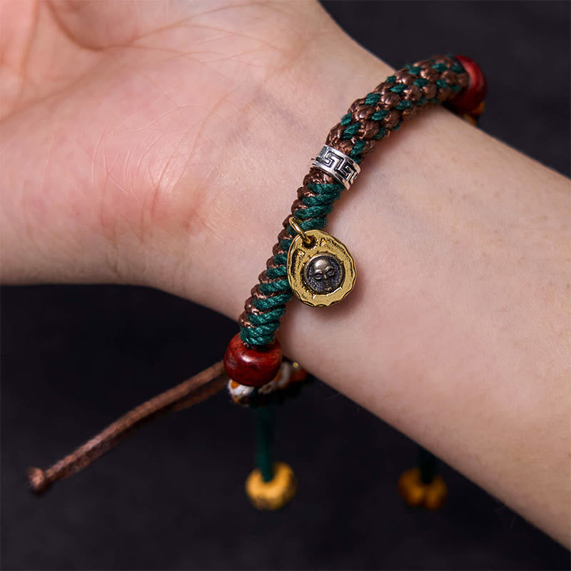 Buddha Stones Tibetan Bone Beads Luck Rope Bracelet - image 4