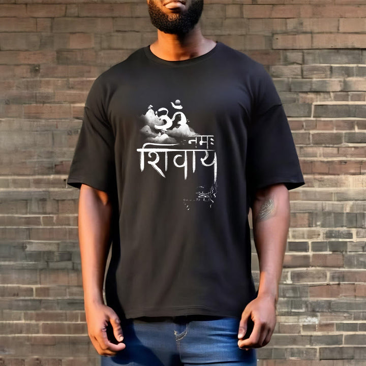 Buddha Stones OM NAMAH SHIVAYA Mountain Cotton Tee T-shirt - image 3