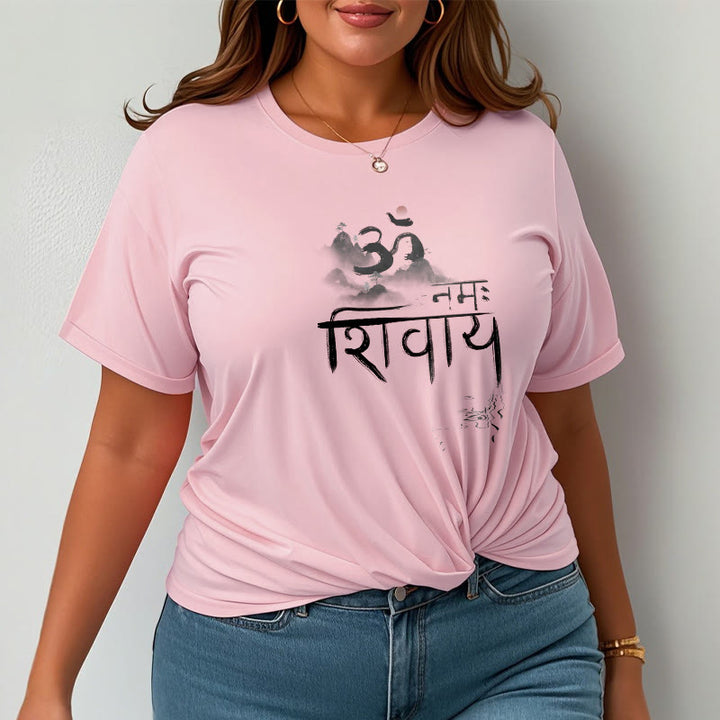 Buddha Stones OM NAMAH SHIVAYA Mountain Cotton Tee T-shirt - image 15