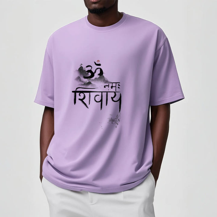 Buddha Stones OM NAMAH SHIVAYA Mountain Cotton Tee T-shirt - image 19