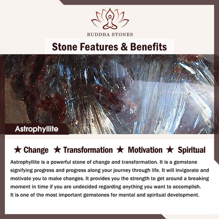 Buddha Stones Astrophyllite Transformation Bracelet - image 5