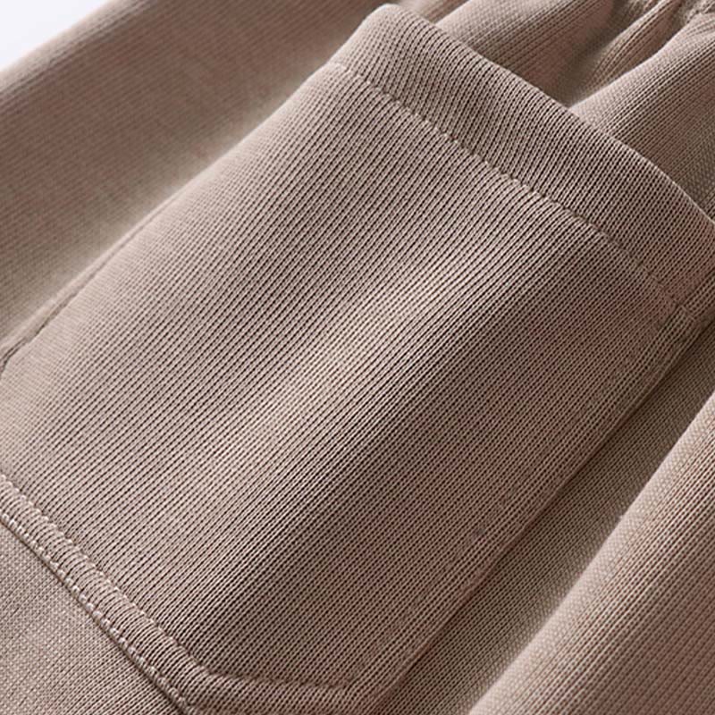 Buddha Stones Solid Color Cotton Fleece Drape Men's Pants With Pockets - image 10