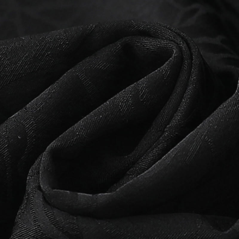 Buddha Stones Vintage Embroidery Jacquard Weave Flower Pattern Vest - image 8