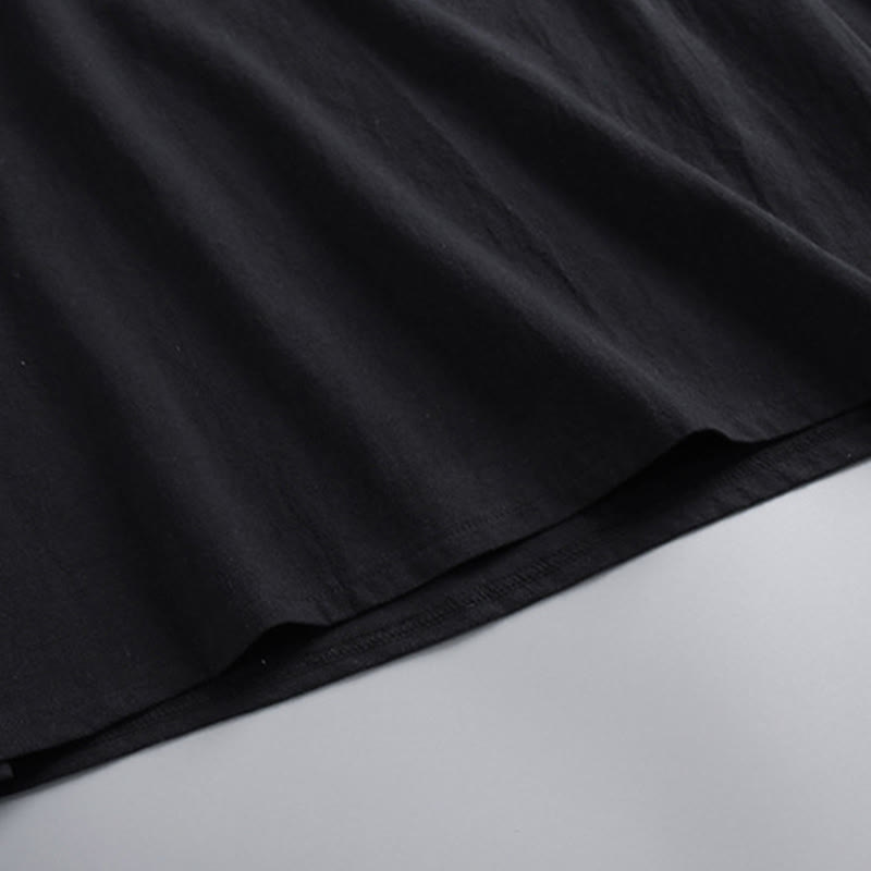 Buddha Stones Cross-Collars Cotton Tang Suit Hanfu Top Pants Clothing Men's Set - image 8