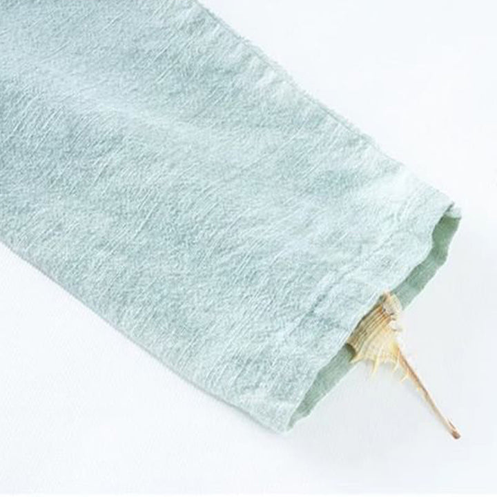 Buddha Stones Oblique Collar Knot button Cotton Loose Linen Clothing - image 8