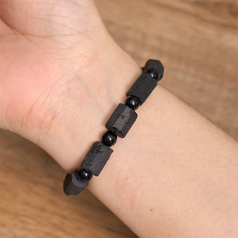 Buddha Stones Black Tourmaline Wisdom Bracelet - image 4