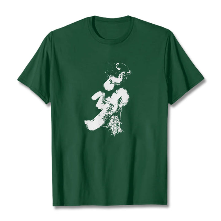 Buddha Stones OM Bamboo Ink Cotton Tee T-shirt - ForestGreen - 2XL - image 8
