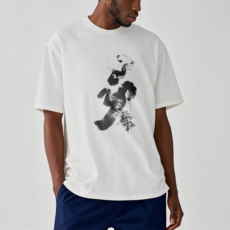 Buddha Stones OM Bamboo Ink Cotton Tee T-shirt - image 7