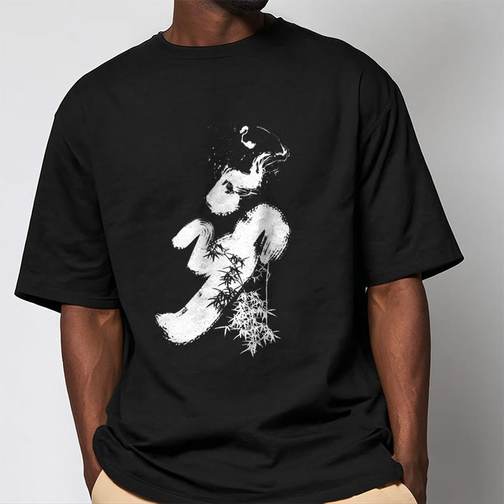 Buddha Stones OM Bamboo Ink Cotton Tee T-shirt - image 2