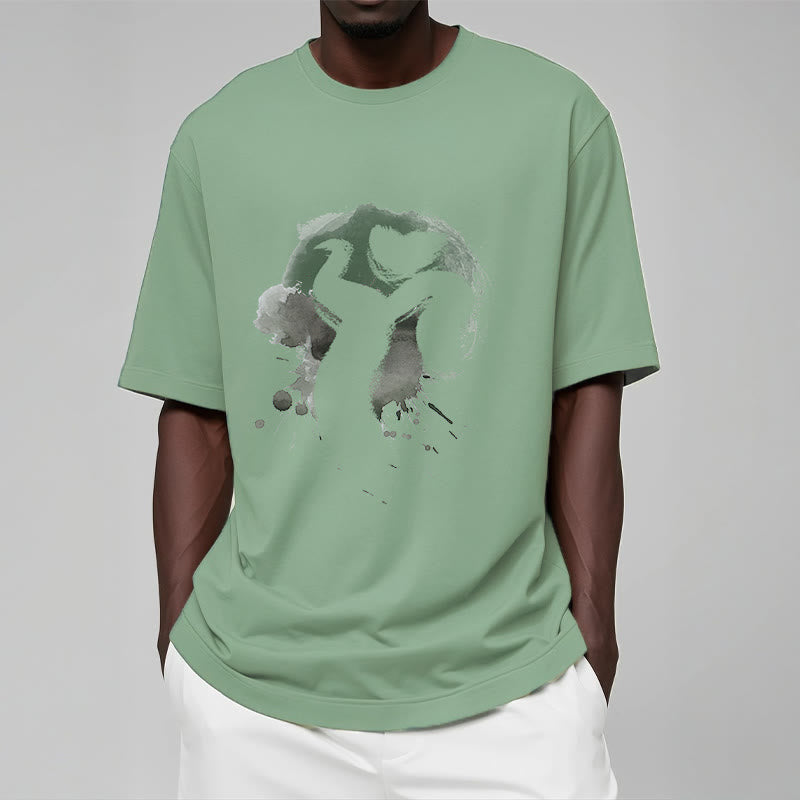 Buddha Stones OM Swan Cotton Tee T-shirt - image 18