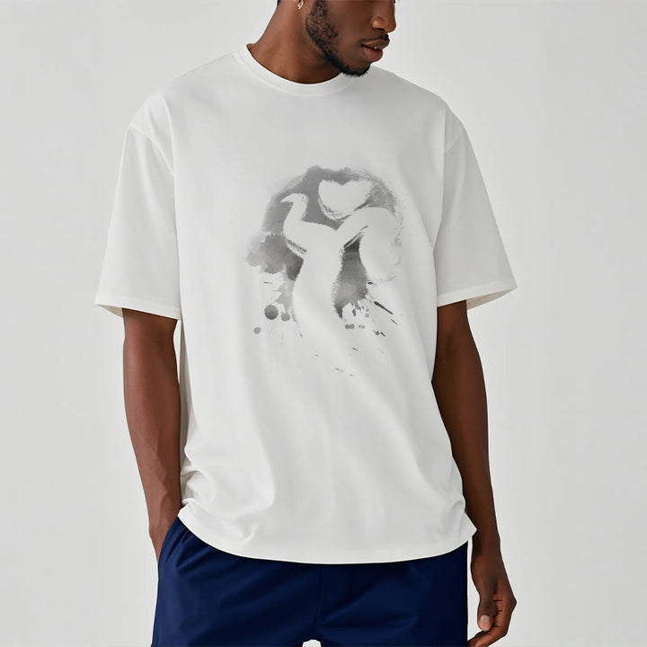 Buddha Stones OM Swan Cotton Tee T-shirt - image 7