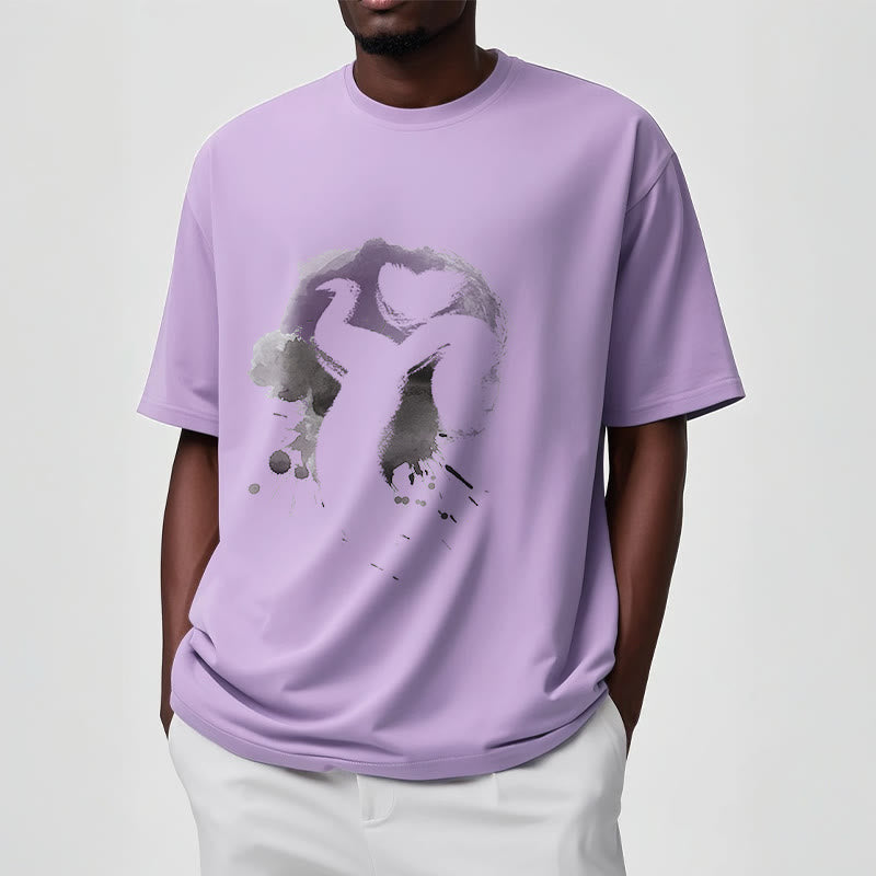 Buddha Stones OM Swan Cotton Tee T-shirt - image 14