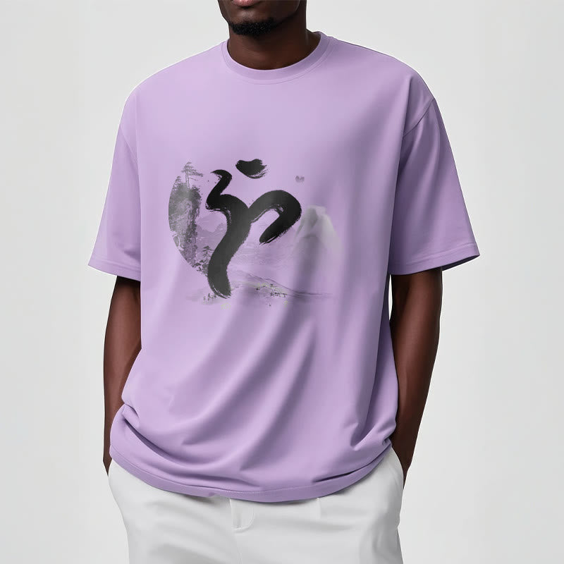 Buddha Stones OM Landscape Cotton Tee T-shirt - image 14