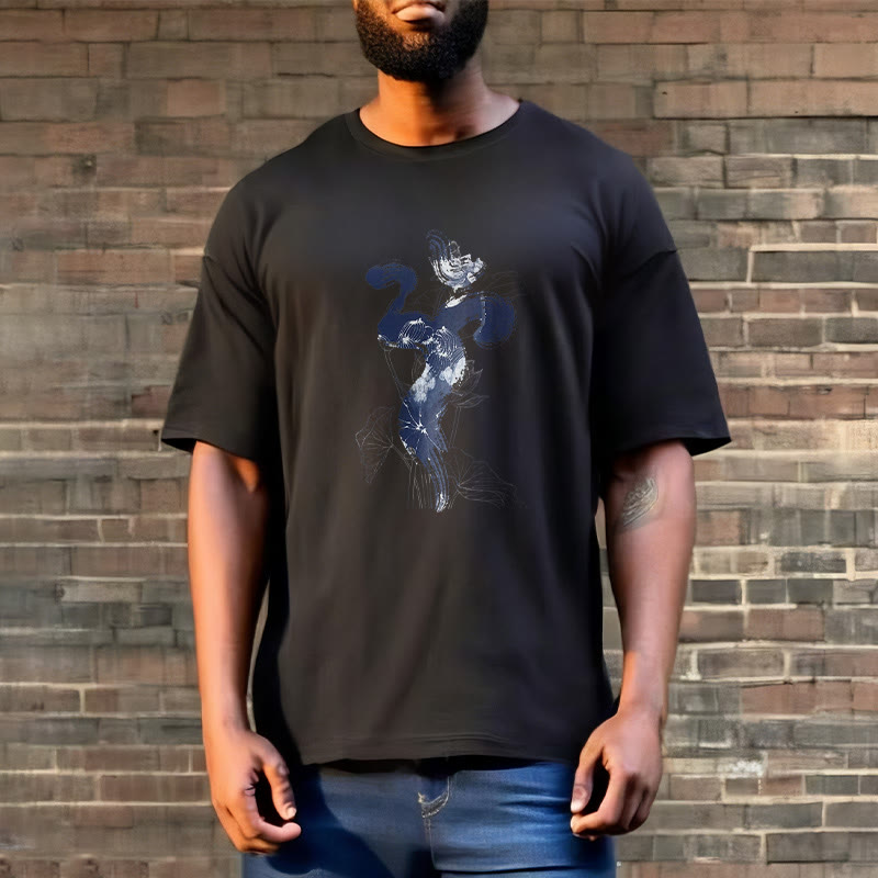 Buddha Stones OM Lotus Flower Background Cotton Tee T-shirt - image 7