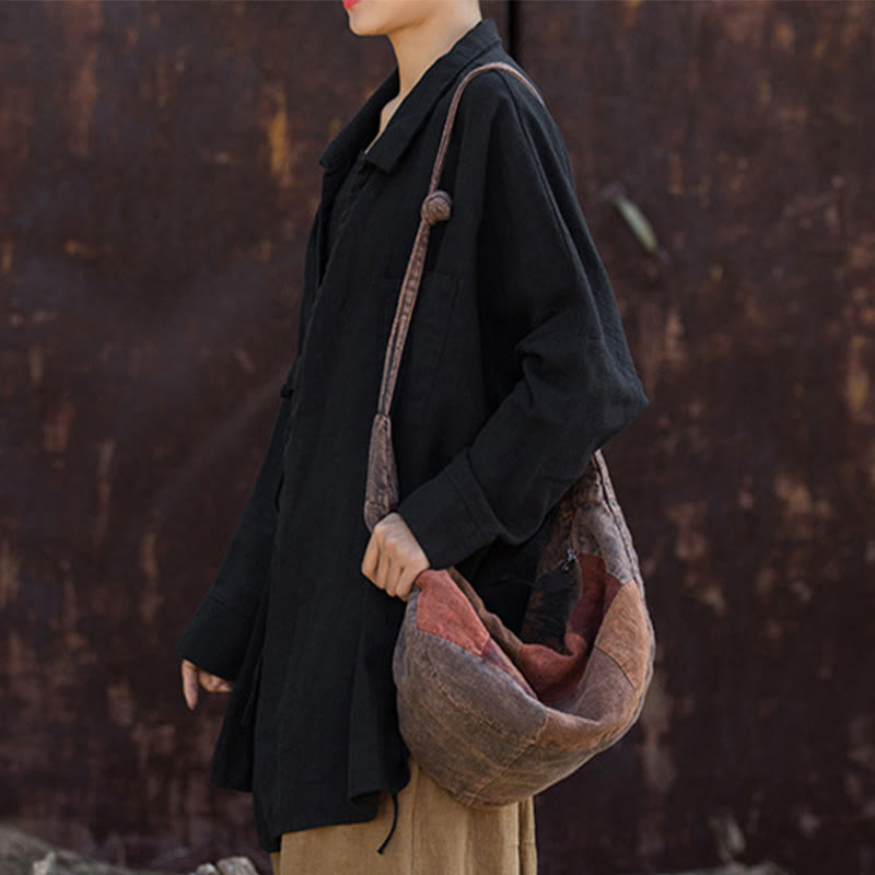 Buddha Stones Meditate Ramie Cotton Clothing - image 25